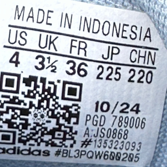 Adidas Youth Blue Casual Athletic Sneaker - Size US GS 4Y 7Y Unisex NEW - Picture 9 of 10